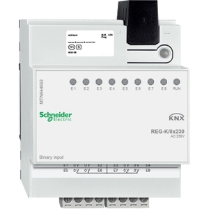 SCHNEIDER ELECTRIC MTN644692 Grigio Chiaro Ingresso Binario REG-K/8x230 Categoria Prodotto Ingresso e Uscita (IO) - Product Image 1