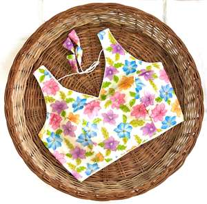 Chemisier moderne a une fleur imprimée en 3D avec un travail de fil et un travail de position de sequnce Chemisier a un motif ouvert Froent et un beau nœud - Product Image 1