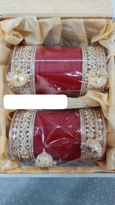 Juego de Chura nupcial personalizado, accesorio de boda con grabado de nombre para novia, cantidad a granel disponible con brazaletes elegantes - Product Image 5