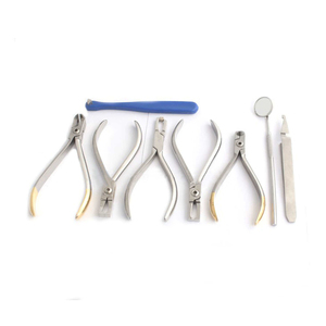 Kit de Ortodoncia Directo de Fábrica: Cortadores de Ligaduras, Pinzas para Colocación de Brackets, Calibrador (8 piezas) - Product Image 3
