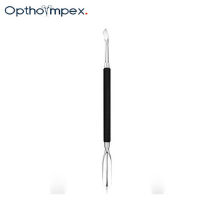 Pousse-cuticules de précision en acier inoxydable, double tête, durable, réutilisable, instrument de soin des ongles pour usage professionnel - Product Image 4