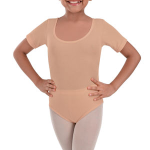 Conjunto de 3 Piezas de Leotardo de Manga Corta para Niña, Ropa de Baile para Entrenamiento - Product Image 4