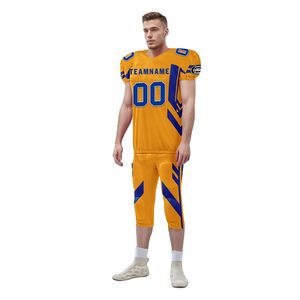 Breathable Easy-Wear American <b>Football</b> Uniform Set Heat-Transfer Printed Team Wear Plus <b>Size</b> 100% Polyester OEM Service - Product Image 3