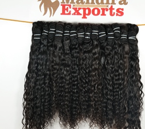 Cheap Natural Colour Black Curly <b>Hair</b> Raw Unprocessed Cuticle Aligned None Shedding Bundles Wholesale Indian Temple Human <b>Hair</b> - Product Image 2