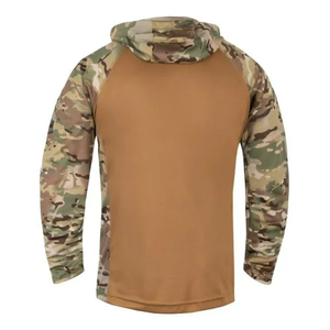 Chemise d'été légère à manches raglan avec tissu respirant et coupe extensible "SERPENS" - CAMO - Product Image 2