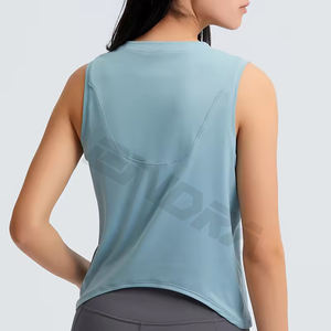 เสื้อกล้ามระบายอากาศได้ดีสำหรับผู้หญิงเสื้อกล้ามออกกำลังกายสำหรับออกกำลังกายฟิตเนสออกกำลังกายในฤดูร้อน - Product Image 5