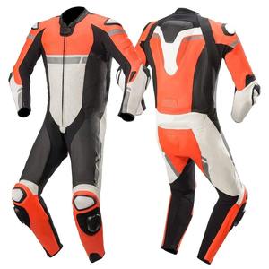 Traje de Carreras de Motociclismo de Cuero Transpirable Personalizado, de Primera Calidad, Resistente al Viento e Impermeable, Ropa de Carreras de Autos y Motos con Estampado - Product Image 1