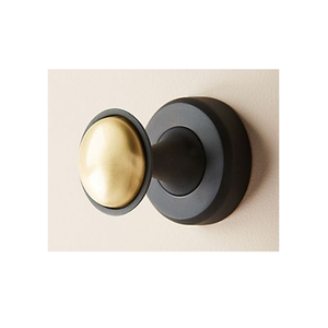 Forme circulaire or noir fini Design moderne bouton de porte chambre matériel accessoires de travail du bois - Product Image 1