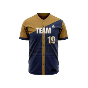 Sports Wear <b>Baseball</b> Uniform New Design 100% Polyester Breathable Plus Size Sets for Sale - Product Image 4
