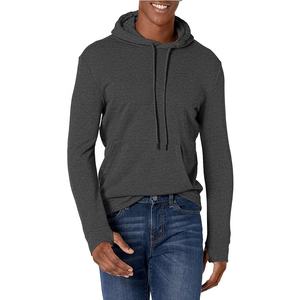 Pull à capuche de luxe surdimensionné 100% coton pour hommes 400gsm Sweat à capuche avec logo personnalisé brodé teint uni pour l'hiver - Product Image 1