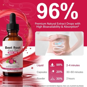 <span class=keywords><strong>Gotas</strong></span> Líquidas <span class=keywords><strong>de</strong></span> Remolacha con CoQ10 y Semilla <span class=keywords><strong>de</strong></span> Uva, Marca Privada OEM, Suplemento para Aumentar la Energía y el Flujo Sanguíneo, con Óxido Nítrico - Product Image 4