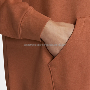 Sweats de gym à capuche pour femmes de haute qualité avec pull à glissière en jean pour l'hiver en gros - Product Image 5