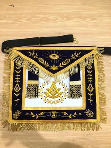 Masonic Regalia Past Master Delantal de alta calidad 2023 hecho a medida bordado a mano PM Masonic Delantal - Product Image 3