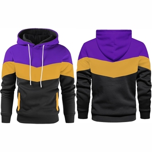 Pulls à capuche personnalisés et sweatshirts à manches longues pour hommes vêtements de sport d'hiver avec motif brodé Vente en gros - Product Image 2