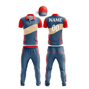 Ensemble de vêtements de cricket personnalisables, légers, respirants, écologiques, à séchage rapide, en tissu durable et flexible, pour les équipes, les matchs scolaires - Product Image 2