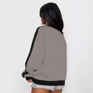 Femmes Premium Haute Qualité Surdimensionné Pull Sweat Brodé Coton Polaire Respirant Casual Wear En Gros - Product Image 3
