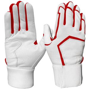 Guantes de bateo de béisbol profesionales de moda Palma de cuero genuino personalizada óptima para guantes de bateo - Product Image 2