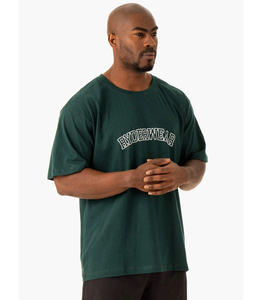 T-shirt pour homme en coton vintage surdimensionné à manches longues, impression DTG personnalisée en gros, style streetwear - Product Image 3