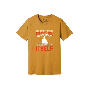 เสื้อยืดผ้าฝ้าย100% พิมพ์ลายพระพุทธรูปแบบลำลองมี12สีให้เลือก160-180 - Product Image 5