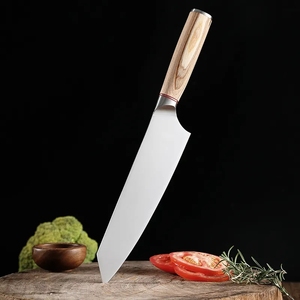 Mayorista Personalizado OEM ODM Cubiertos Fábrica Profesional Pakka Mango de madera Cuchillo de Chef Cuchillo de Cocina de Acero Inoxidable de Alto Carbono - Product Image 6