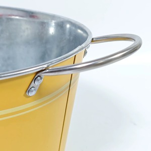 Modern Polished Metal Drink <b>Container</b> <b>Wine</b> Basin Beer Cooler Champagne Bowl for Bar Counter and Outdoor Dining - Product Image 2