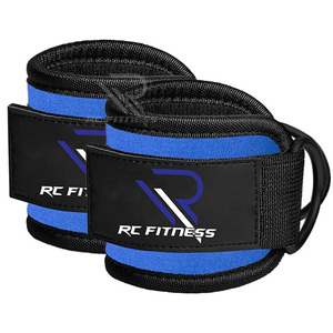 Correas de Tobillo con Doble Anillo en D, Cuerda de Algodón para Máquina de Gimnasio, Accesorios de Fitness para Culturismo, Hechos a Medida, Ligeros - Product Image 4