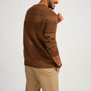 Suéter vintage personalizado de punto para hombre, suéter informal a granel, venta al por mayor, suéteres de hombre hechos a medida de alta calidad - Product Image 2