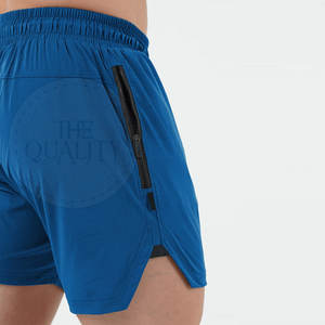 กางเกงขาสั้นลำลองสำหรับผู้ชายกางเกงสตรีทแวร์ผ้าคอตตอน100% สีพื้นดีไซน์ตามสั่งสไตล์ล่าสุด - Product Image 3