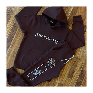 ชุดวอร์มสองชิ้นสำหรับผู้ชายและผู้หญิงชุดวอร์มสำหรับออกกำลังกายในยิมและท่องเที่ยวแฟชั่น - Product Image 1