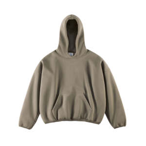 เสื้อมีฮู้ดสำหรับผู้ชายโอเวอร์ไซส์ปรับแต่งได้เสื้อมีฮู้ดลายบุผ้าคอตตอนผ้าฟลีซ100% ทรงหลวม - Product Image 5