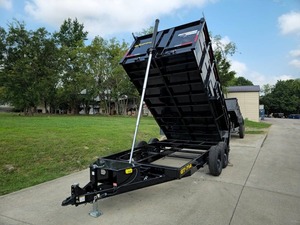 Double Drop <b>Farm</b> <b>Trailer</b> Tandem Axle Dump <b>Trailer</b> Livestock Hauling Utility Transport - Product Image 3