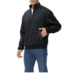 Chaqueta polar para hombre de fabricación directa de fábrica, chaqueta deportiva lavada de cuero con logotipo personalizado, precio al por mayor - Product Image 3