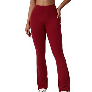 Pantalon de yoga moulant pour femme à prix d'usine, avec logo personnalisé et impression sur mesure - Product Image 1