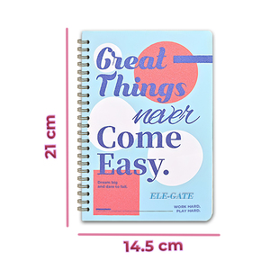 Quaderno a Spirale con Copertina in Carta Glitterata e Bordi Decorati - Product Image 4