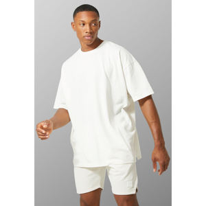 Conjunto de Camiseta y Pantalones Cortos Casuales de Verano para Hombre, Hechos a Medida, 100% Algodón, Secado Rápido y Transpirable, Servicio OEM Disponible - Product Image 2
