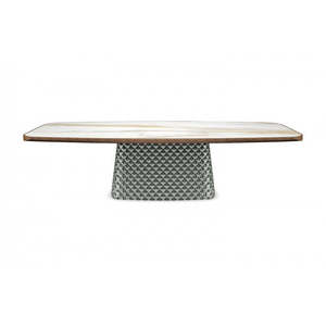 Atrium Keramik Dining <b>Table</b> Set Premium Modern and Minimalist Stable and Convertible Wooden and Marble Home Furniture - Product Image 1