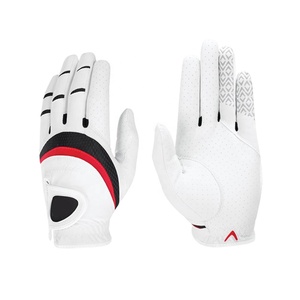 Gants de golf en cuir Cabretta de qualité supérieure entièrement personnalisés Super Fit 2025 avec logo personnalisé en caoutchouc pour adultes fabriqués à la main - Product Image 1