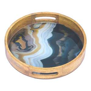 Produit très vendu au design attrayant forme personnalisée plateau de service sucré ou alimentaire vaisselle plateau de service en bois décoratif - Product Image 6