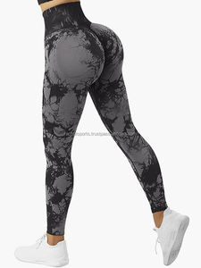 Legging de yoga grande taille taille haute avec fermeture à cordon de serrage - Product Image 5