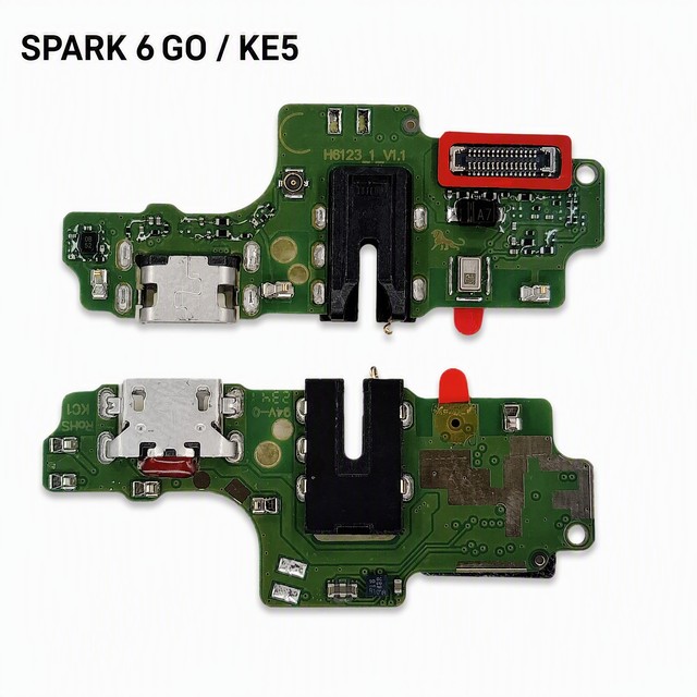 Mobile Phone Charging Flex Charging Port Dock Connector Board Charge Flex for TECNO SPARK 6 GO KE5