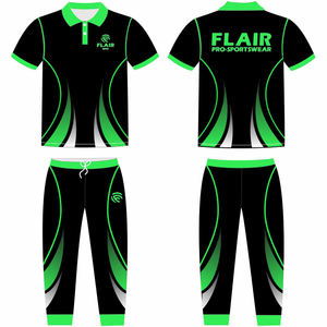 Kit d'uniforme de cricket court imprimé personnalisé de haute qualité pour hommes en polyester/coton, respirant et anti-humidité - Product Image 3