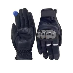 Gants Moto Cuir Véritable Matériaux Logo Personnalisé Conception Racing Route Gant Moto Été Hiver avec Gamme - Product Image 5