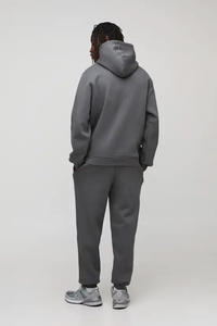 Sudadera con Capucha Oversize de Invierno 2025 para Hombre, Colores Personalizados, Bordado, Teñido Liso, Poliéster/Algodón, Estilo Urbano - Product Image 2