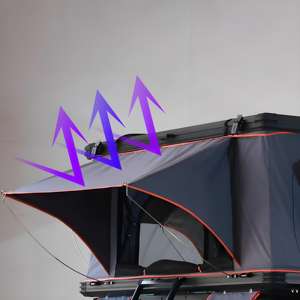 Tente de toit à coque rigide en aluminium pour voiture Tente de toit à coque rigide RTT pour 4x4 Offroad <span class=keywords><strong>Camping</strong></span> - Product Image 4