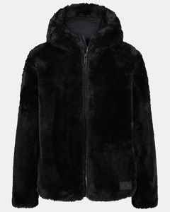 Fourrure de mouton personnalisé sweat à capuche moelleux femmes hommes hiver peluche chaud Double sweats à capuche pull ample doux épais respirant Streetwear - Product Image 1