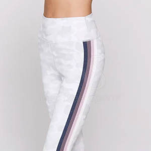 Pantalon de Yoga taille haute en Polyester Spandex respirant pour femmes Sexy motif solide taille XXL Leggings longs avec fonction de levage des fesses - Product Image 5