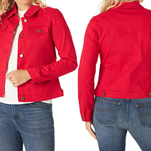 Chaqueta vaquera de diseño personalizado para mujer, ropa informal de la mejor calidad, talla XL, tela suave, chaqueta de cuero al por mayor - Product Image 5