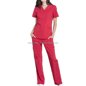 ชุดพยาบาลสครับชุดสครับทางการแพทย์สำหรับฤดูร้อนชุดสครับโรงพยาบาล - Product Image 3