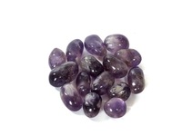Pierres Roulées en Agate Bleue Polie Naturelle en Gros 12-25mm Style Mosaïque Feng Shui Cristaux de Guérison Artisanat en Cristal