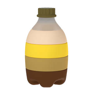 Juguetes Apilables de Silicona para Bebés, Venta Caliente, OEM ODM, Nuevo, Libre de BPA, Grado Alimenticio, Diseño de Botella de Soda, Juego Educativo - Product Image 1